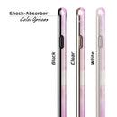 Pink v4 Absorbed Watercolor Texture iPhone 6/6s or 6/6s Plus 2-Piece Hybrid INK-Fuzed Case