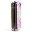 Pink v4 Absorbed Watercolor Texture iPhone 6/6s or 6/6s Plus 2-Piece Hybrid INK-Fuzed Case