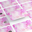 Pink v4 Absorbed Watercolor Texture - Premium Protective Decal Skin-Kit for the Apple Credit Card