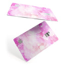 Pink v4 Absorbed Watercolor Texture - Premium Protective Decal Skin-Kit for the Apple Credit Card