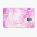 Pink v4 Absorbed Watercolor Texture - Premium Protective Decal Skin-Kit for the Apple Credit Card