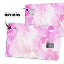 Pink v4 Absorbed Watercolor Texture - Premium Protective Decal Skin-Kit for the Apple Credit Card