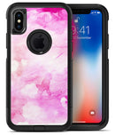 Pink v4 Absorbed Watercolor Texture - iPhone X OtterBox Case & Skin Kits
