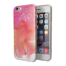Pinkish 1102 Absorbed Watercolor Texture iPhone 6/6s or 6/6s Plus 2-Piece Hybrid INK-Fuzed Case