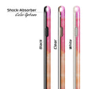 Pinkish 1102 Absorbed Watercolor Texture iPhone 6/6s or 6/6s Plus 2-Piece Hybrid INK-Fuzed Case