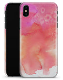 Pinkish 1102 Absorbed Watercolor Texture - iPhone X Clipit Case