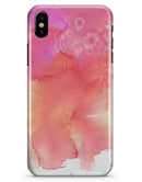 Pinkish 1102 Absorbed Watercolor Texture - iPhone X Clipit Case