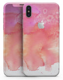 Pinkish 1102 Absorbed Watercolor Texture - iPhone X Skin-Kit