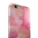 Pinkish 4122 Absorbed Watercolor Texture iPhone 6/6s or 6/6s Plus 2-Piece Hybrid INK-Fuzed Case