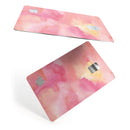 Pinkish 4122 Absorbed Watercolor Texture - Premium Protective Decal Skin-Kit for the Apple Credit Card