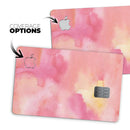 Pinkish 4122 Absorbed Watercolor Texture - Premium Protective Decal Skin-Kit for the Apple Credit Card