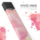 Pinkish 4122 Absorbed Watercolor Texture - Premium Decal Protective Skin-Wrap Sticker compatible with the Juul Labs vaping device