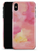 Pinkish 4122 Absorbed Watercolor Texture - iPhone X Clipit Case