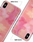 Pinkish 4122 Absorbed Watercolor Texture - iPhone X Clipit Case