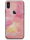 Pinkish 4122 Absorbed Watercolor Texture - iPhone X Skin-Kit