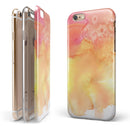 Pinkish 423971 Absorbed Watercolor Texture iPhone 6/6s or 6/6s Plus 2-Piece Hybrid INK-Fuzed Case