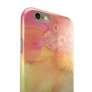 Pinkish 423971 Absorbed Watercolor Texture iPhone 6/6s or 6/6s Plus 2-Piece Hybrid INK-Fuzed Case