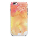 Pinkish 423971 Absorbed Watercolor Texture iPhone 6/6s or 6/6s Plus 2-Piece Hybrid INK-Fuzed Case