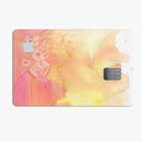 Pinkish 423971 Absorbed Watercolor Texture - Premium Protective Decal Skin-Kit for the Apple Credit Card