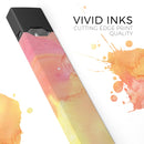 Pinkish 423971 Absorbed Watercolor Texture - Premium Decal Protective Skin-Wrap Sticker compatible with the Juul Labs vaping device