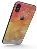 Pinkish 423971 Absorbed Watercolor Texture - iPhone X Skin-Kit