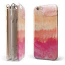 Pinkish 432 Absorbed Watercolor Texture iPhone 6/6s or 6/6s Plus 2-Piece Hybrid INK-Fuzed Case