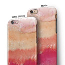 Pinkish 432 Absorbed Watercolor Texture iPhone 6/6s or 6/6s Plus 2-Piece Hybrid INK-Fuzed Case