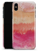 Pinkish 432 Absorbed Watercolor Texture - iPhone X Clipit Case