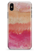 Pinkish 432 Absorbed Watercolor Texture - iPhone X Clipit Case