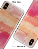 Pinkish 432 Absorbed Watercolor Texture - iPhone X Clipit Case