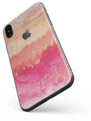 Pinkish 432 Absorbed Watercolor Texture - iPhone X Skin-Kit