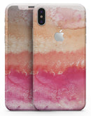 Pinkish 432 Absorbed Watercolor Texture - iPhone X Skin-Kit