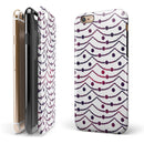 Polka Dot Powerlines with Mini Hearts iPhone 6/6s or 6/6s Plus 2-Piece Hybrid INK-Fuzed Case