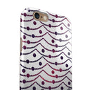 Polka Dot Powerlines with Mini Hearts iPhone 6/6s or 6/6s Plus 2-Piece Hybrid INK-Fuzed Case