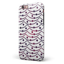 Polka Dot Powerlines with Mini Hearts iPhone 6/6s or 6/6s Plus 2-Piece Hybrid INK-Fuzed Case