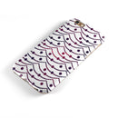 Polka Dot Powerlines with Mini Hearts iPhone 6/6s or 6/6s Plus 2-Piece Hybrid INK-Fuzed Case