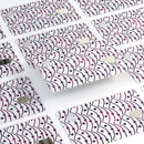 Polka Dot Powerlines with Mini Hearts  - Premium Protective Decal Skin-Kit for the Apple Credit Card