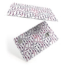 Polka Dot Powerlines with Mini Hearts  - Premium Protective Decal Skin-Kit for the Apple Credit Card