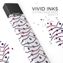 Polka Dot Powerlines with Mini Hearts  - Premium Decal Protective Skin-Wrap Sticker compatible with the Juul Labs vaping device