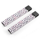 Polka Dot Powerlines with Mini Hearts  - Premium Decal Protective Skin-Wrap Sticker compatible with the Juul Labs vaping device