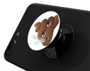 Poop No Comment Emoticon Emoji - Skin Kit for PopSockets and other Smartphone Extendable Grips & Stands