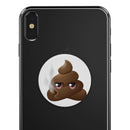 Poop No Comment Emoticon Emoji - Skin Kit for PopSockets and other Smartphone Extendable Grips & Stands