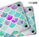 Pop Mermaid Scales - Skin Decal Wrap Kit Compatible with the Apple MacBook Pro, Pro with Touch Bar or Air (11", 12", 13", 15" & 16" - All Versions Available)