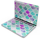 Pop Mermaid Scales - Skin Decal Wrap Kit Compatible with the Apple MacBook Pro, Pro with Touch Bar or Air (11", 12", 13", 15" & 16" - All Versions Available)