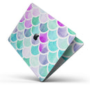 Pop Mermaid Scales - Skin Decal Wrap Kit Compatible with the Apple MacBook Pro, Pro with Touch Bar or Air (11", 12", 13", 15" & 16" - All Versions Available)
