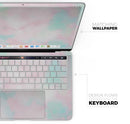 Pretty Pastel Clouds V7 // Skin Decal Wrap Kit Compatible with the Apple MacBook Pro, Pro with Touch Bar or Air (11, 12, 13, 15 & 16" - All Versions Available)