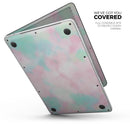 Pretty Pastel Clouds V7 // Skin Decal Wrap Kit Compatible with the Apple MacBook Pro, Pro with Touch Bar or Air (11, 12, 13, 15 & 16" - All Versions Available)