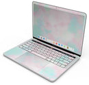 Pretty Pastel Clouds V7 // Skin Decal Wrap Kit Compatible with the Apple MacBook Pro, Pro with Touch Bar or Air (11, 12, 13, 15 & 16" - All Versions Available)