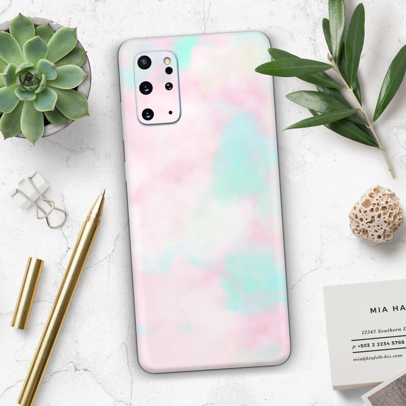 Pretty Pastel Clouds V7 - Full Body Skin Decal Wrap Kit for Samsung Galaxy Phones