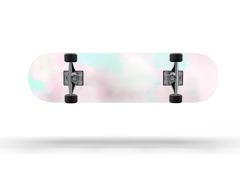 Pretty Pastel Clouds V7 - Full Body Skin Decal Wrap Kit for Skateboard Decks
